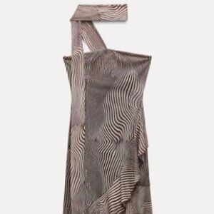 Animal print mini dress